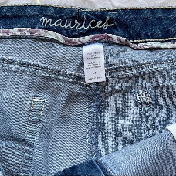 Maurices Jean Shorts Size 24 “Original” - Picture 8 of 9